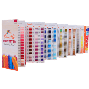 Candle Polyester Embroidery Thread Color Chart